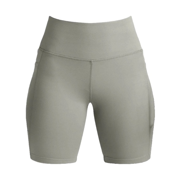 DANSKIN Classic High Rise Biker Short Gray S - Picture 1 of 4